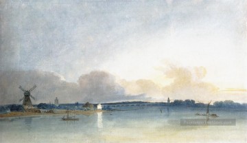 Whit aquarelle peintre paysages Thomas Girtin Peinture à l'huile